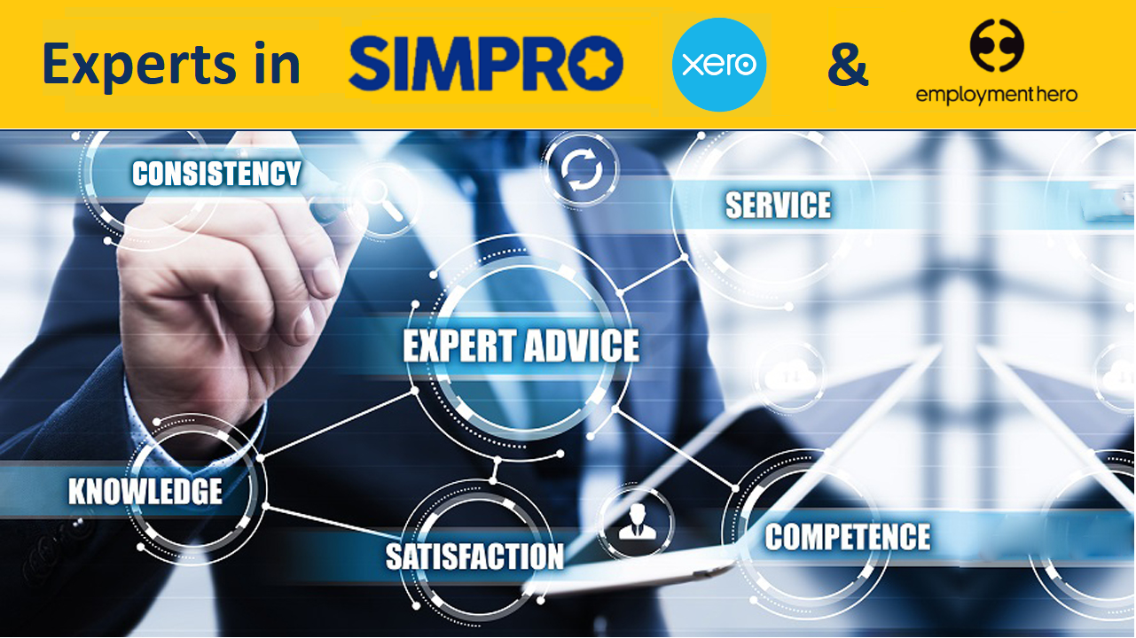 Experts in Simpro Xero and Employment Hero